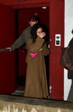 ZOE KRAVITZ Out for Dinner with Friends at Funke Restaurant in Beverly Hills 02/18/2024