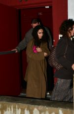 ZOE KRAVITZ Out for Dinner with Friends at Funke Restaurant in Beverly Hills 02/18/2024