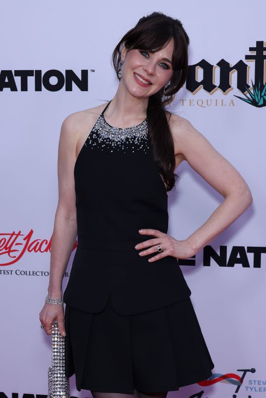 ZOOEY DESCHANEL at 5th Jam for Janie GRAMMY Awards Viewing Party in Los Angeles 02/04/2024