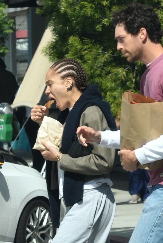 ADWOA ABOAH Out with Her Boyfriend in Hollywood 03/04/2024