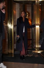 AJA NAOMI KING Leaves Her Hotel in Paris 03/03/2024