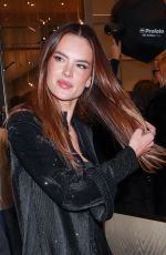 ALESSANDRA AMBROSIO Arrives at Giorgio Armani Oscar Party in Beverly Hills 03/09/2024
