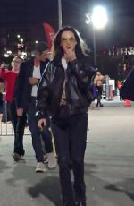 ALESSANDRA AMBROSIO Arrives at Madonna