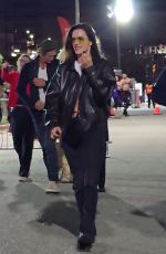 ALESSANDRA AMBROSIO Arrives at Madonna
