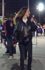 ALESSANDRA AMBROSIO Arrives at Madonna