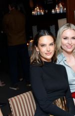 ALESSANDRA AMBROSIO at Roger Federer and Oliver Peoples Collaboration Launch Dinner in Los Angeles 02/12/2024