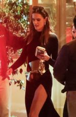 ALESSANDRA AMBROSIO Out for Late Night Dinner in Los Angeles 03/13/2024