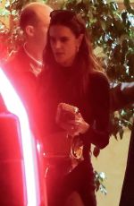 ALESSANDRA AMBROSIO Out for Late Night Dinner in Los Angeles 03/13/2024