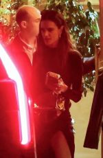 ALESSANDRA AMBROSIO Out for Late Night Dinner in Los Angeles 03/13/2024