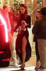 ALESSANDRA AMBROSIO Out for Late Night Dinner in Los Angeles 03/13/2024