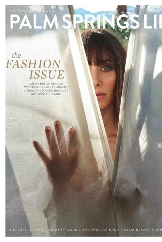 ALISON BRIE for Palm Springs Life, March 2024