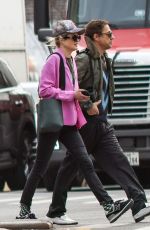 ALISON MOSSHART and Jamie Hince Out in New York 02/28/2024