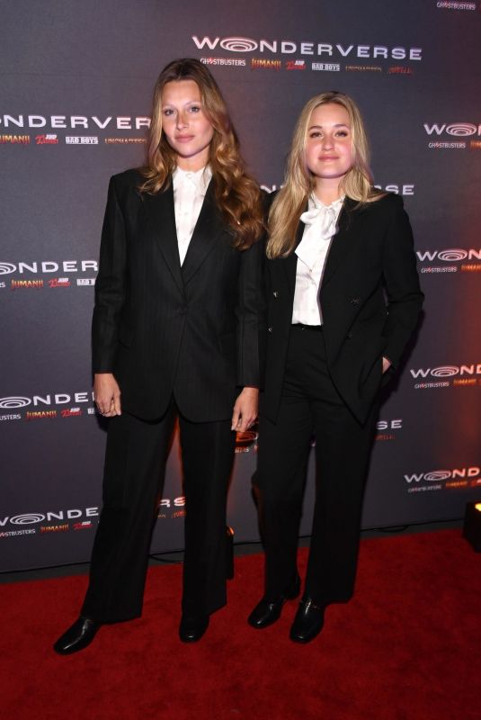 ALY and AJ MICHALKA at Grand Opening Night at Wonderverse by Sony Pictures Entertainment in Chicago 01/11/2024