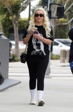 AMANDA BYNES Out for Coffee in Los Angeles 03/19/2024