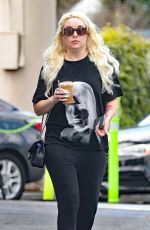 AMANDA BYNES Out for Coffee in Los Angeles 03/19/2024