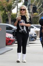 AMANDA BYNES Out for Coffee in Los Angeles 03/19/2024