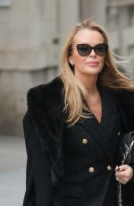 AMANDA HOLDEN Arrives at Heart Breakfast Studio in London 03/11/2024