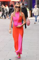 AMANDA HOLDEN Arrives at Heart Radio in London 03/15/2024
