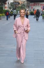 AMANDA HOLDEN Leaves Global Radio Studios in London 03/08/2024