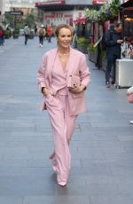 AMANDA HOLDEN Leaves Global Radio Studios in London 03/08/2024