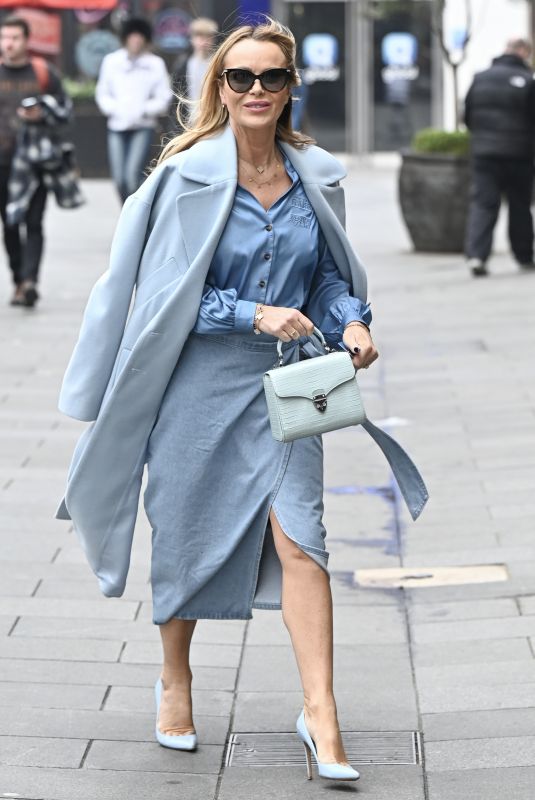 AMANDA HOLDEN Leaving Heart FM Breakfast Show in London 03/07/2024