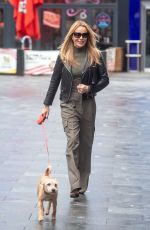 AMANDA HOLDEN Out with Her Dog in London 03/01/2024