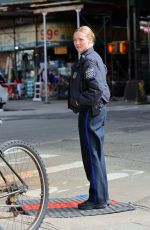AMANDA SEYFRIED on the Set of Long Bright River in Brooklyn 03/29/2024