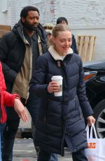 AMANDA SEYFRIED on the Set of Long Bright River in New York 03/26/2024