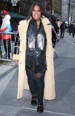 AMBER RILEY Leaves Today Show in New York 02/29/2024