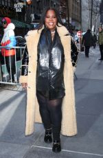 AMBER RILEY Leaves Today Show in New York 02/29/2024