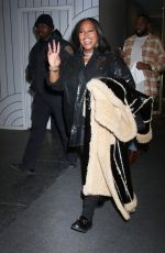 AMBER RILEY Leaves Today Show in New York 02/29/2024