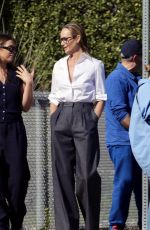AMBER VALLETTA at a Photoshoot for Karl Lagerfeld in Los Angeles 03/19/2024