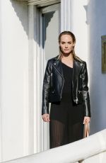 AMBER VALLETTA at a Photoshoot for Karl Lagerfeld in Los Angeles 03/19/2024
