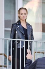 AMBER VALLETTA at a Photoshoot for Karl Lagerfeld in Los Angeles 03/19/2024