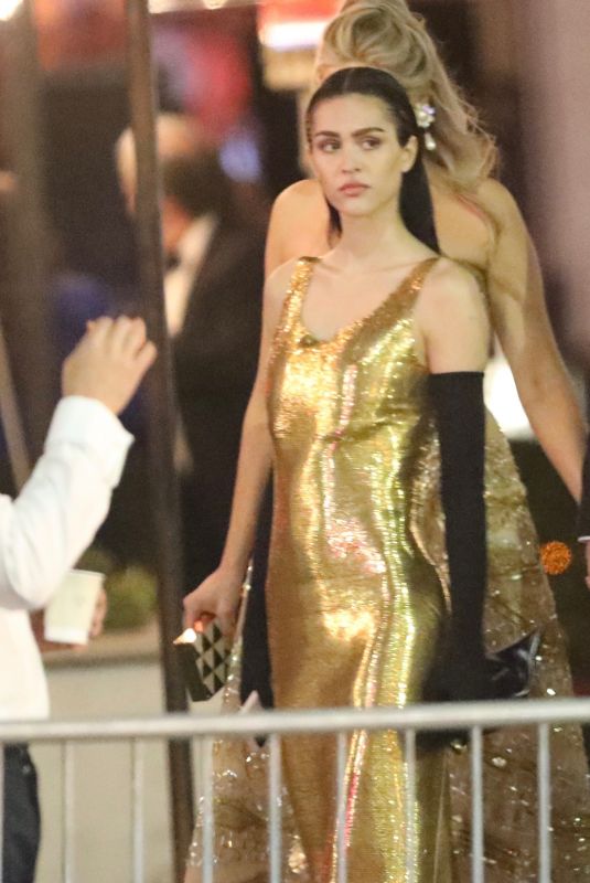 AMELIA HAMLIN Leaves Vanity Fair Oscar Party in Beverly Hills 03/10/2024