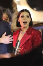 AMERICA FERRERA Leaves Vanity Fair Oscar Party in Beverly Hills 03/10/2024