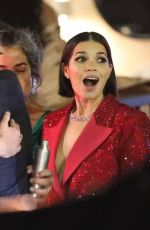 AMERICA FERRERA Leaves Vanity Fair Oscar Party in Beverly Hills 03/10/2024