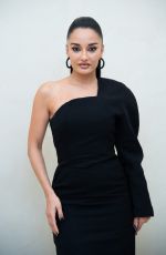 AMINA MUADDI at PFW Simon Jacquemus Medal Photocall in Paris 03/02/2024