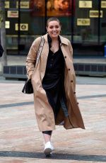 AMY DOWDEN Leaves BBC Breakfast Studios in Manchester 03/01/2024