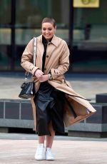 AMY DOWDEN Leaves BBC Breakfast Studios in Manchester 03/01/2024
