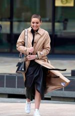 AMY DOWDEN Leaves BBC Breakfast Studios in Manchester 03/01/2024