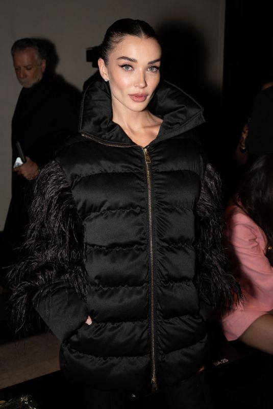 AMY JACKSON at Elie Saab Womenswear Fall/Winter 2024-2025 Show at Paris Fashion Week 03/02/2024