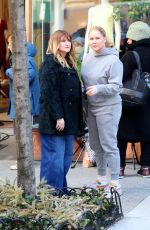 AMY SCHUMER and JILLIAN BELL on the Set of Kind of Pregnant in New York 03/01/2024