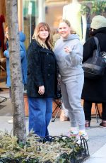 AMY SCHUMER and JILLIAN BELL on the Set of Kind of Pregnant in New York 03/01/2024