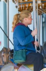 AMY SCHUMER and URZILA CARLSON on the Set of Kinda Pregnant 03/25/2024