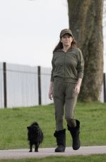 ANNA FRIEL Out with Her Dog and a Friend at Windsor Castle 03/22/2024