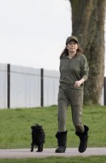 ANNA FRIEL Out with Her Dog and a Friend at Windsor Castle 03/22/2024