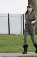ANNA FRIEL Out with Her Dog and a Friend at Windsor Castle 03/22/2024