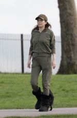 ANNA FRIEL Out with Her Dog and a Friend at Windsor Castle 03/22/2024