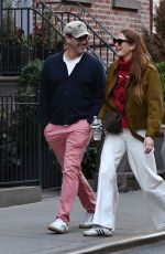 ANNA OSCEOLA and Jon Hamm Out in New York 03/16/2024
